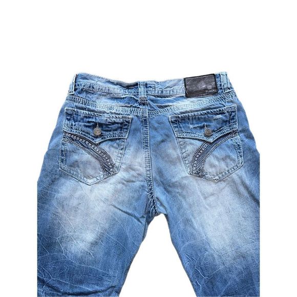 Buckle Black Boot Cut Jeans - Picture 4 of 5